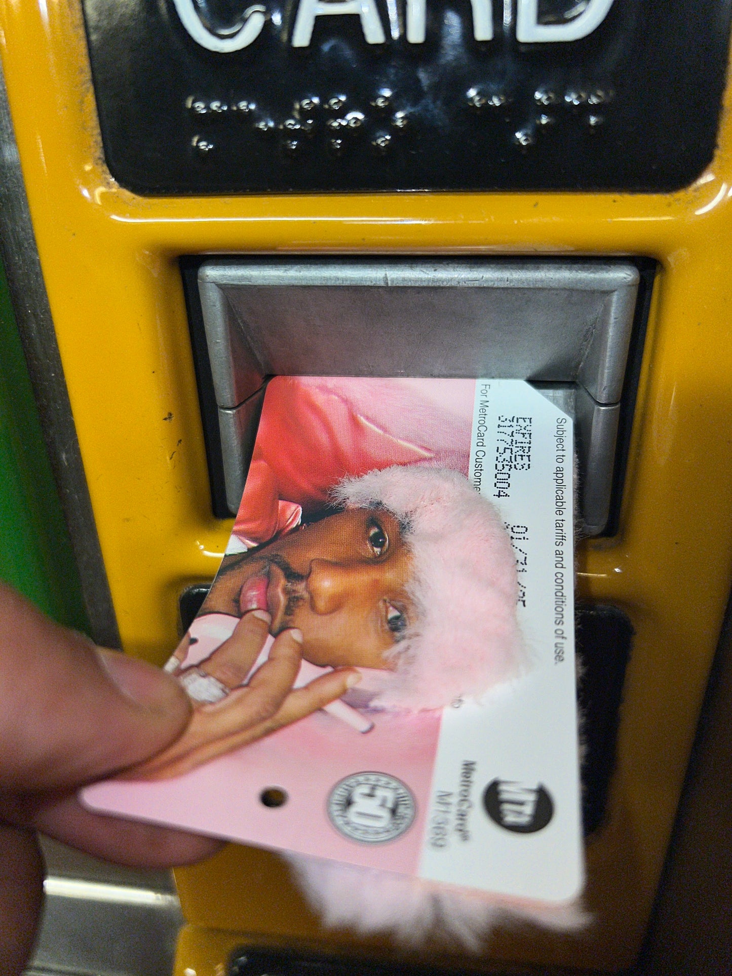 Killa’Cam Furry Metro Card